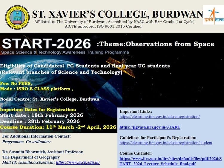 ISRO START Program 2026 — Space Research Collaboration